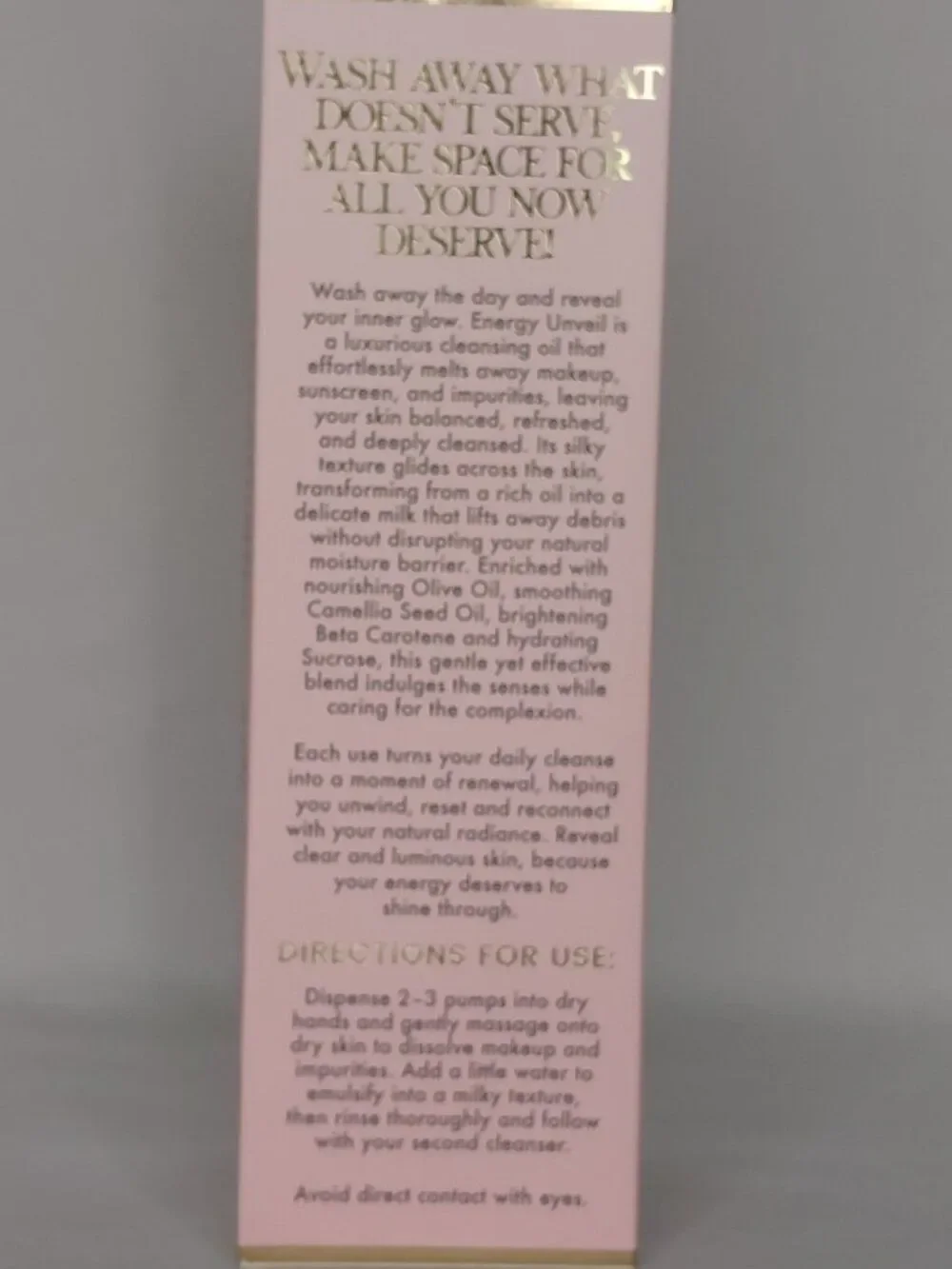 P.Louise - Energy Unveil Cleansing Oil - Turkish Delight